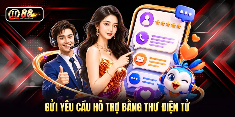 Gửi yêu cầu hỗ trợ bằng thư điện tử 